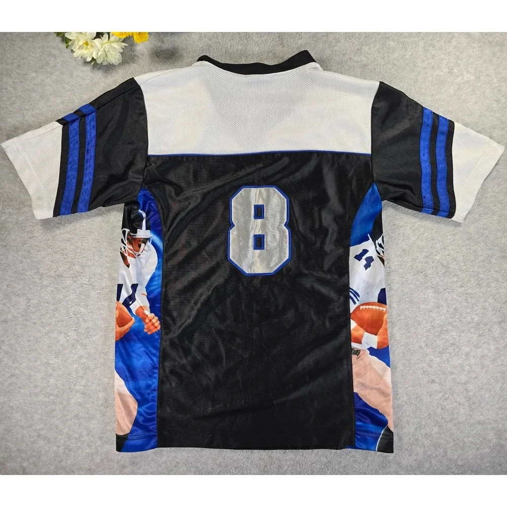 Sportrax Boys Football Jersey Number 8 Vintage Y2K Boys‎ Size M 10/12